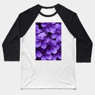 Beautiful Violet Flowers, for all those who love nature #124 Baseball T-Shirt